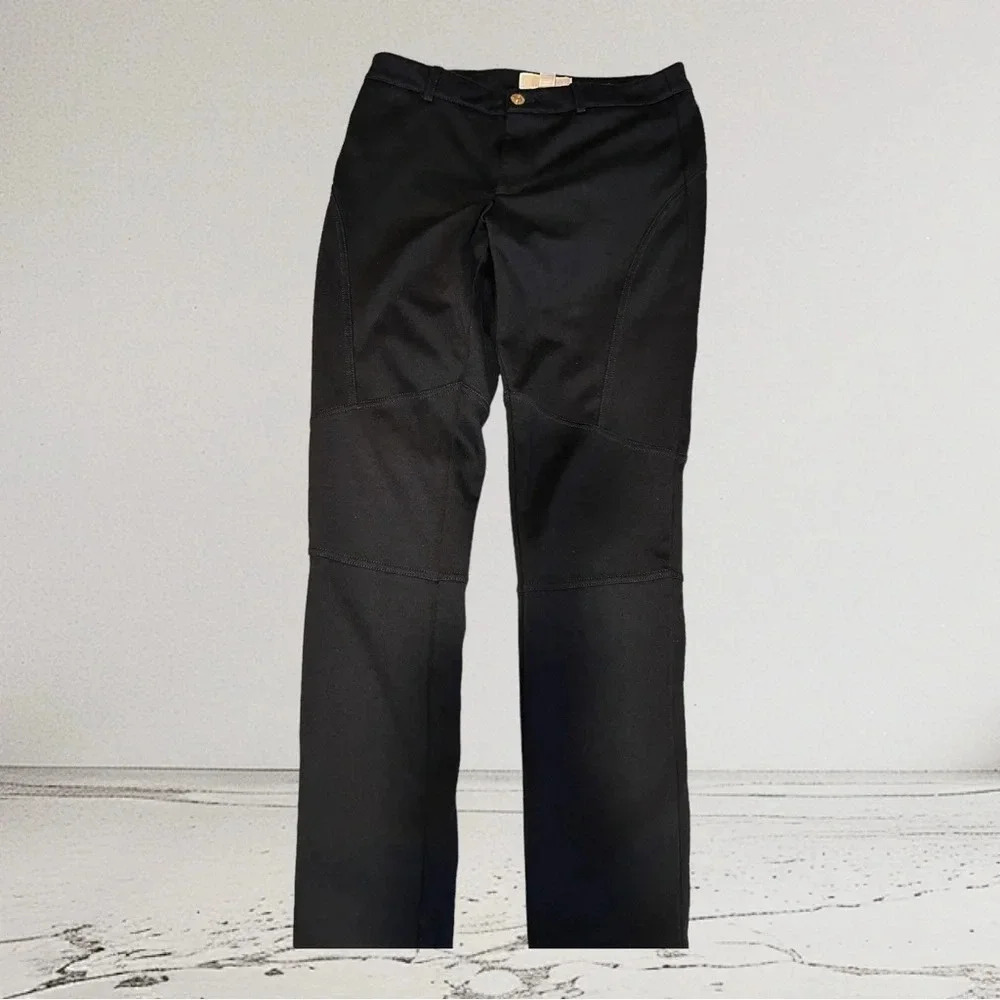 Michael Kors Women's Seam Detailed Pointe Leggings Black Size 6